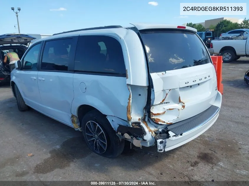 2C4RDGEG8KR511393 2019 Dodge Grand Caravan Gt