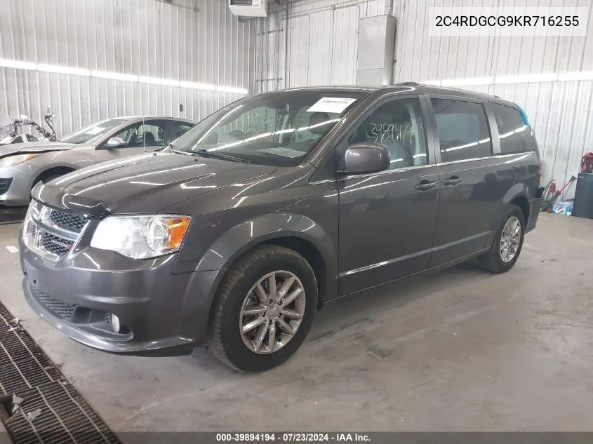 2C4RDGCG9KR716255 2019 Dodge Grand Caravan Sxt