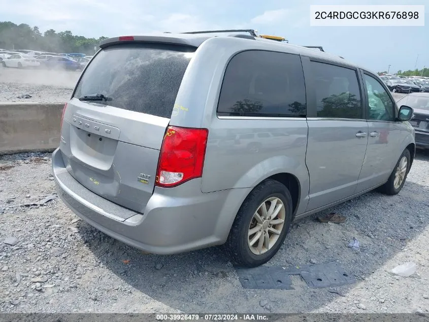 2C4RDGCG3KR676898 2019 Dodge Grand Caravan Sxt