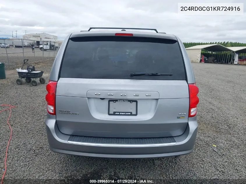 2C4RDGCG1KR724916 2019 Dodge Grand Caravan Sxt