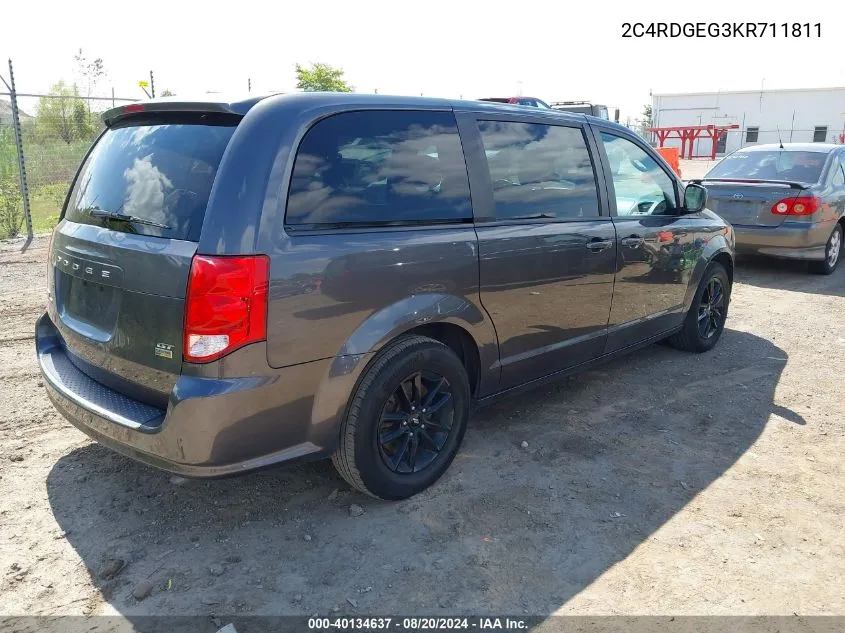 2C4RDGEG3KR711811 2019 Dodge Grand Caravan Gt