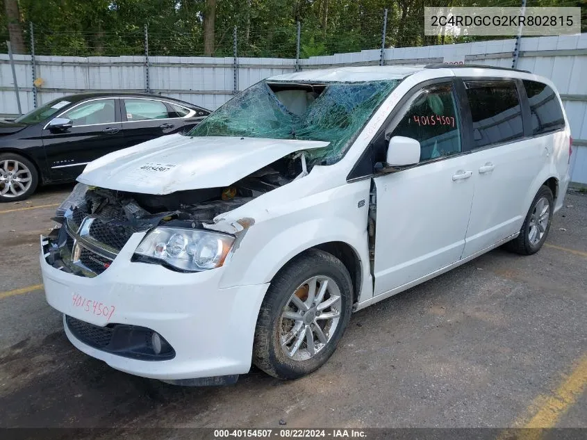 2C4RDGCG2KR802815 2019 Dodge Grand Caravan Sxt 35Th Anniversary Edition