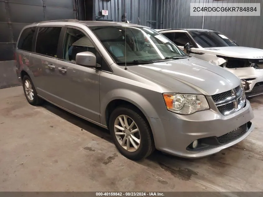 2019 Dodge Grand Caravan Sxt VIN: 2C4RDGCG6KR784884 Lot: 40159842