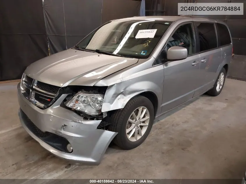 2C4RDGCG6KR784884 2019 Dodge Grand Caravan Sxt