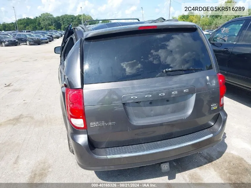 2C4RDGEG5KR516289 2019 Dodge Grand Caravan Gt