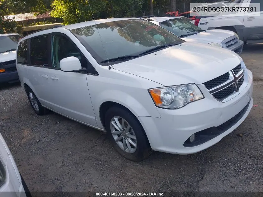 2C4RDGCG7KR773781 2019 Dodge Grand Caravan Sxt