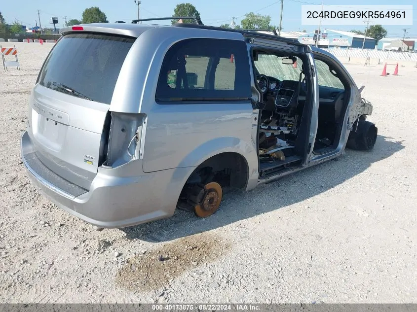 2C4RDGEG9KR564961 2019 Dodge Grand Caravan Gt