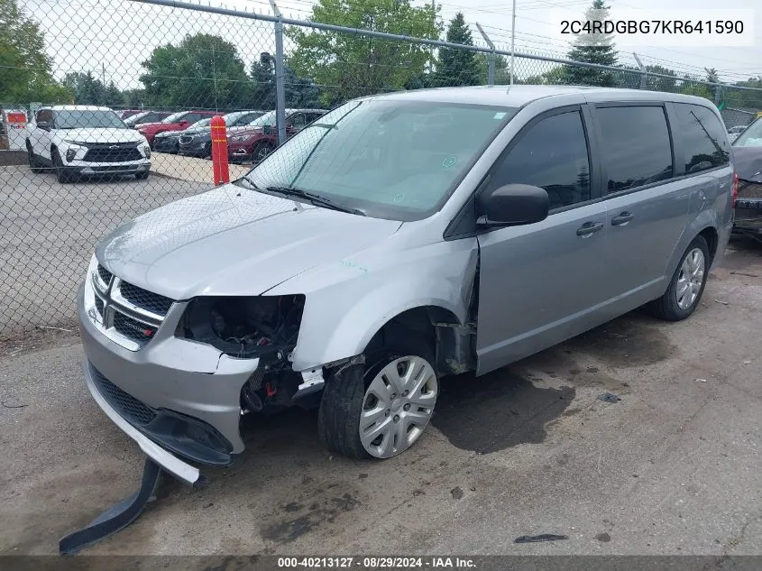 2C4RDGBG7KR641590 2019 Dodge Grand Caravan Se