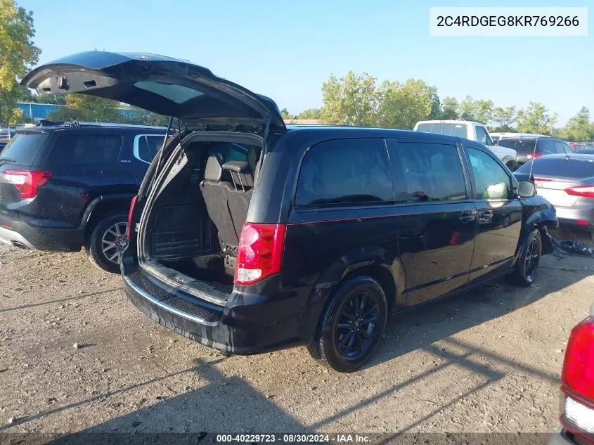 2C4RDGEG8KR769266 2019 Dodge Grand Caravan Gt