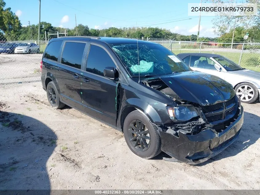 2019 Dodge Grand Caravan Gt VIN: 2C4RDGEG1KR679733 Lot: 40232363