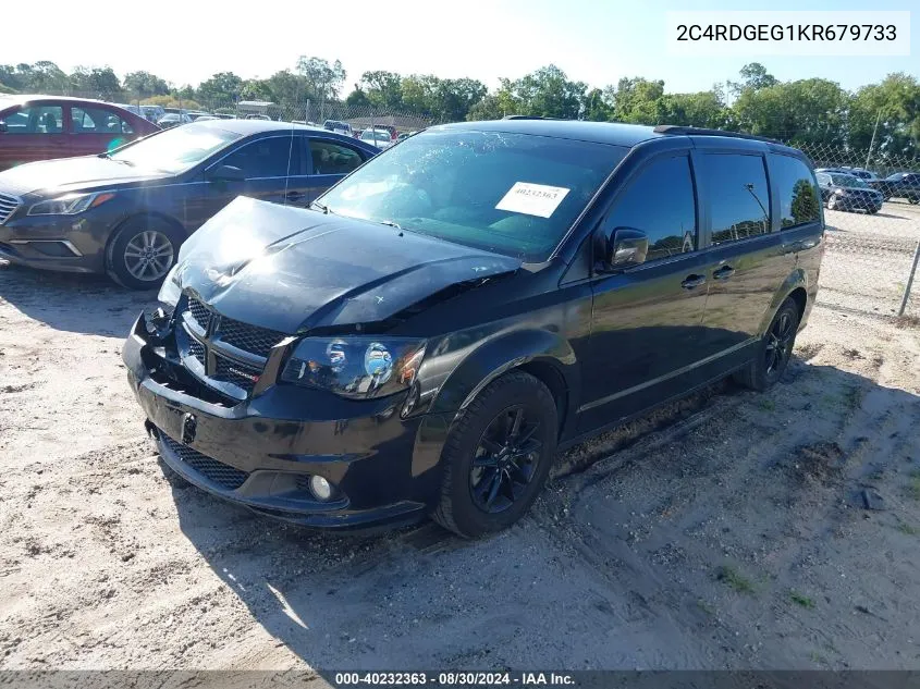 2C4RDGEG1KR679733 2019 Dodge Grand Caravan Gt