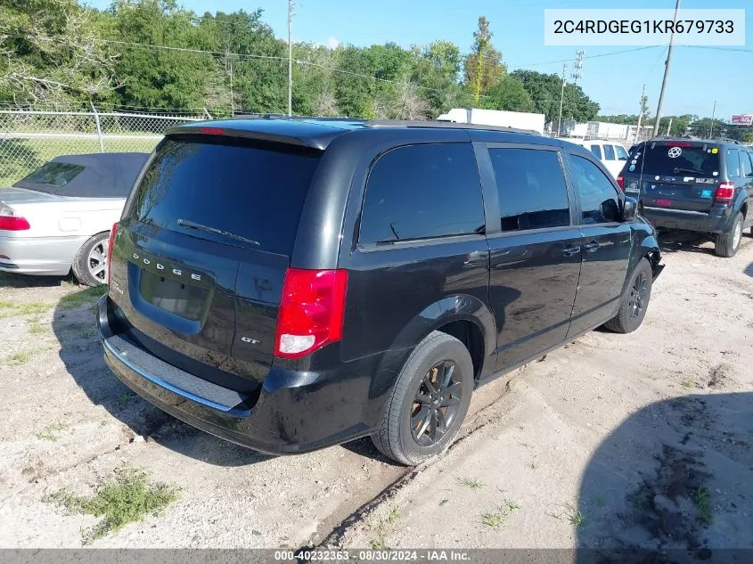 2C4RDGEG1KR679733 2019 Dodge Grand Caravan Gt