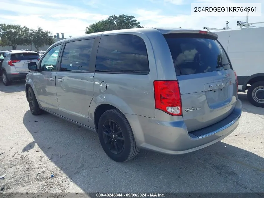 2C4RDGEG1KR764961 2019 Dodge Grand Caravan Gt