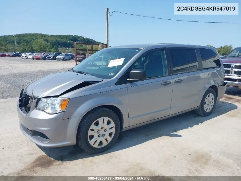 2C4RDGBG4KR547019 2019 Dodge Grand Caravan Se