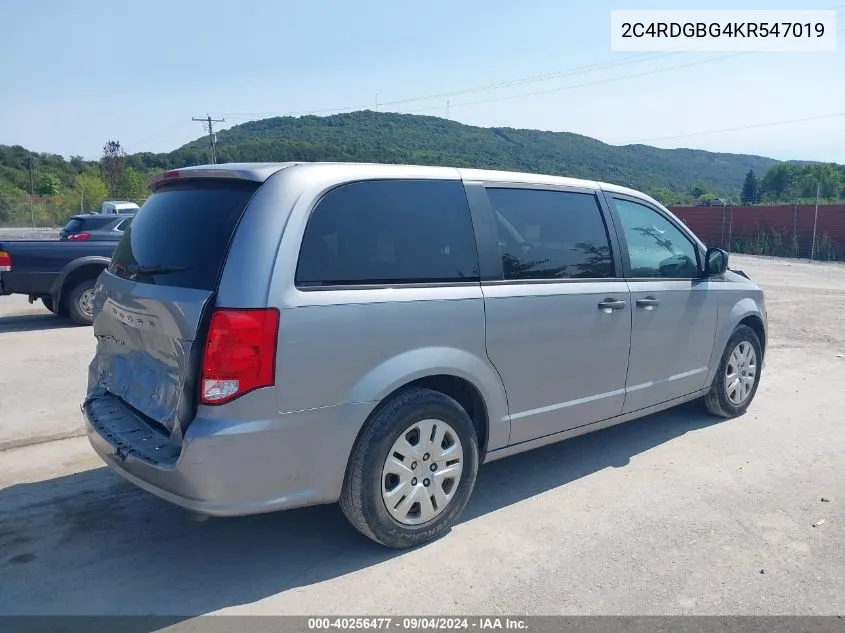 2C4RDGBG4KR547019 2019 Dodge Grand Caravan Se