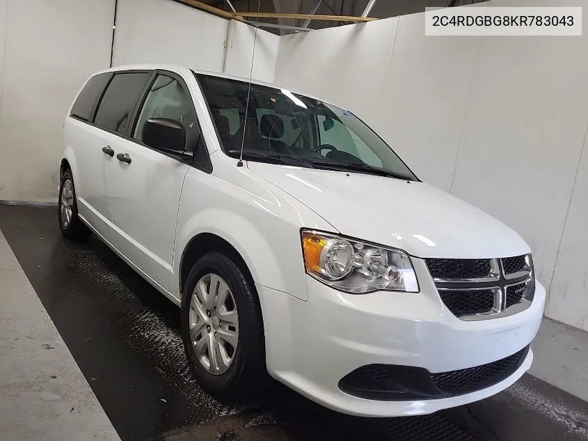 2C4RDGBG8KR783043 2019 Dodge Grand Caravan Se