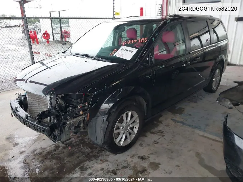 2C4RDGCG1KR582020 2019 Dodge Grand Caravan Sxt