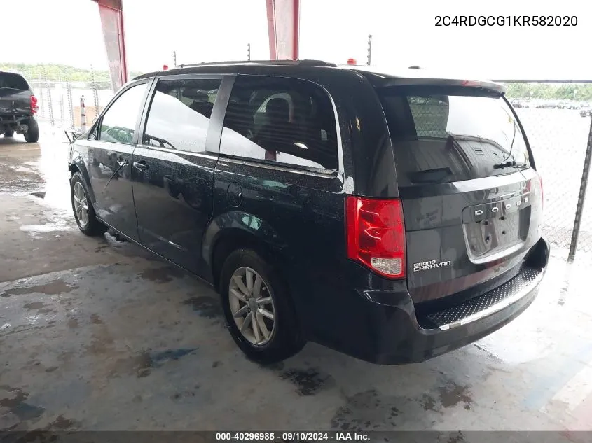 2C4RDGCG1KR582020 2019 Dodge Grand Caravan Sxt