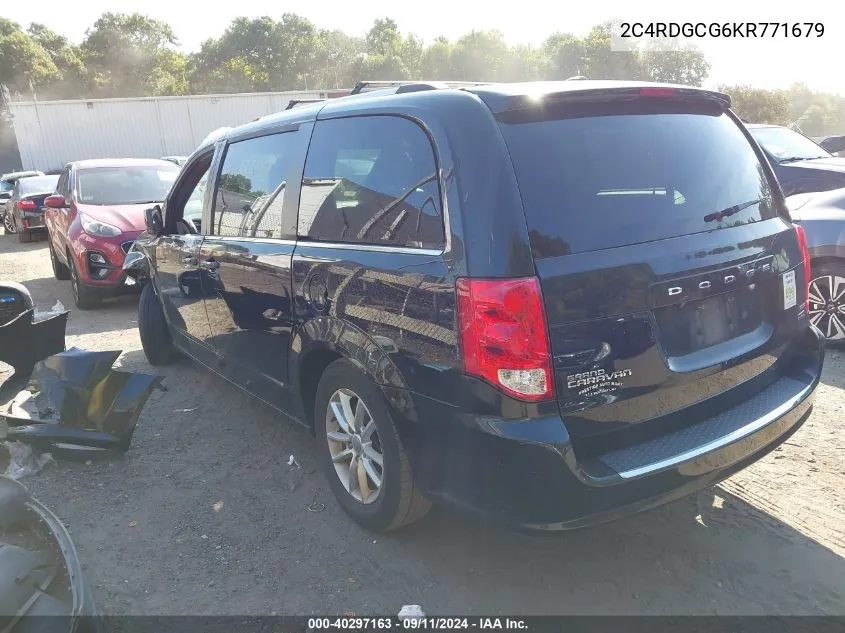 2C4RDGCG6KR771679 2019 Dodge Grand Caravan Sxt