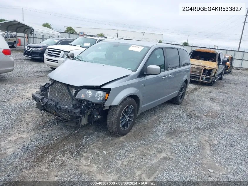 2C4RDGEG4KR533827 2019 Dodge Grand Caravan Gt