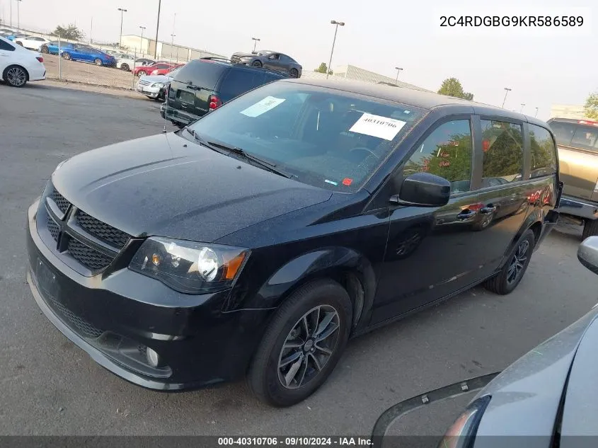 2C4RDGBG9KR586589 2019 Dodge Grand Caravan Se