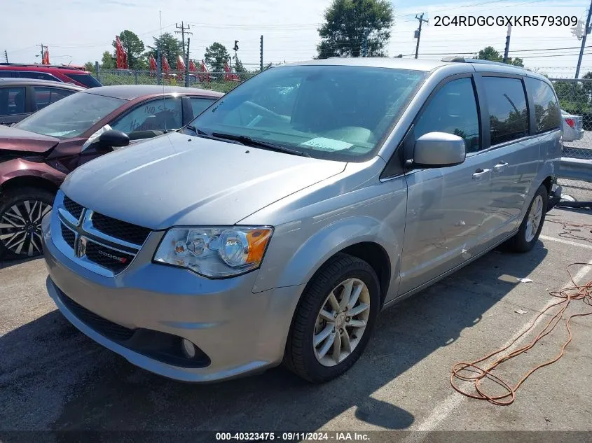 2C4RDGCGXKR579309 2019 Dodge Grand Caravan Sxt