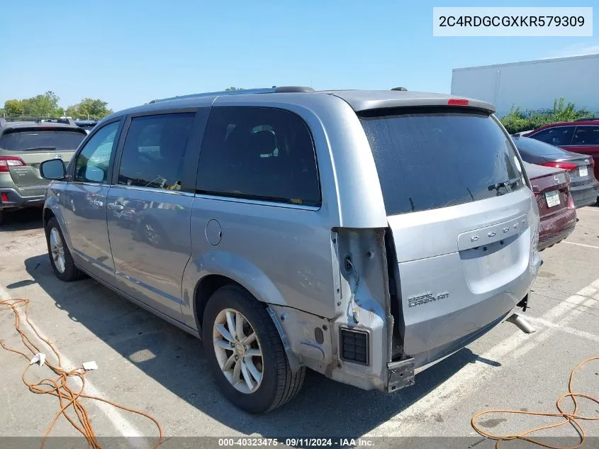 2C4RDGCGXKR579309 2019 Dodge Grand Caravan Sxt