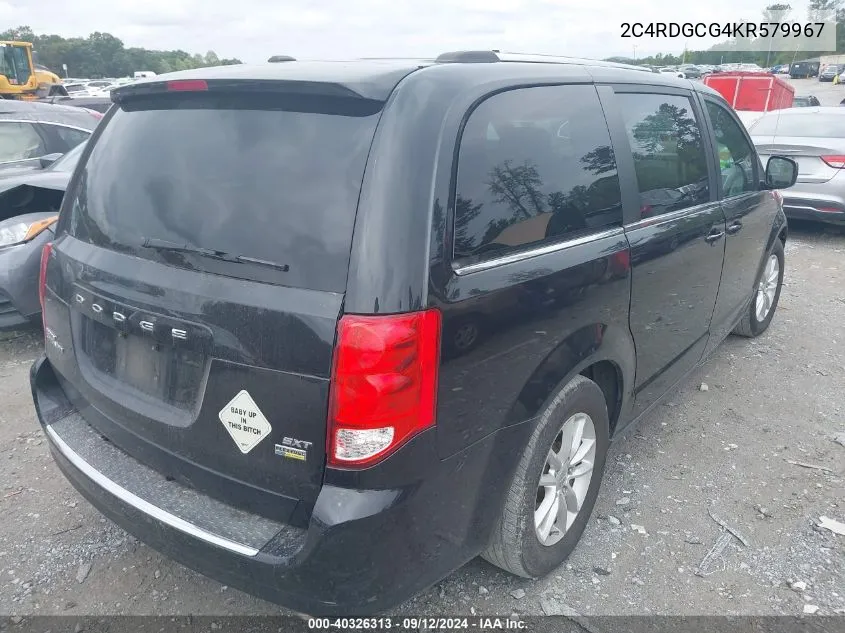 2C4RDGCG4KR579967 2019 Dodge Grand Caravan Sxt