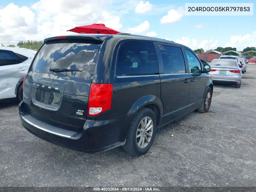 2C4RDGCG5KR797853 2019 Dodge Grand Caravan Sxt