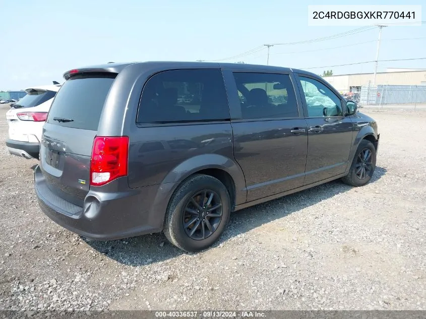 2C4RDGBGXKR770441 2019 Dodge Grand Caravan Se Plus