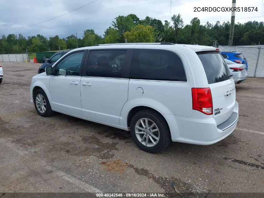 2C4RDGCGXKR518574 2019 Dodge Grand Caravan Sxt