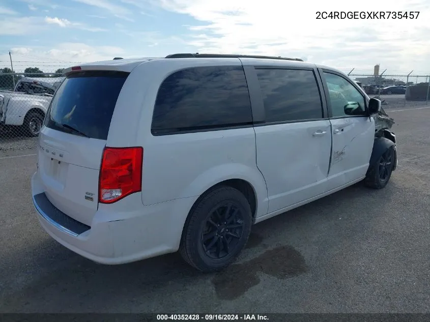 2C4RDGEGXKR735457 2019 Dodge Grand Caravan Gt