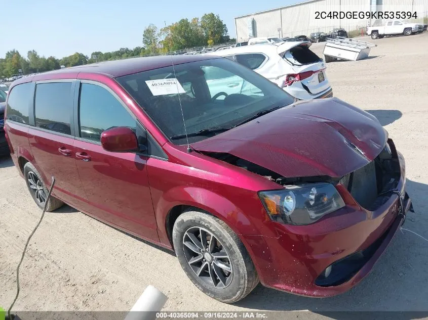 2C4RDGEG9KR535394 2019 Dodge Grand Caravan Gt