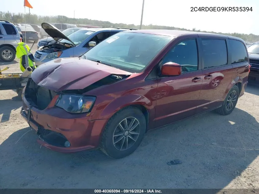 2C4RDGEG9KR535394 2019 Dodge Grand Caravan Gt