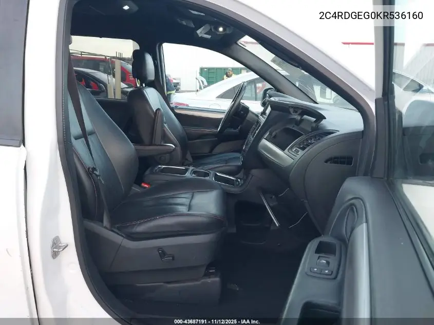 2C4RDGEG0KR536160 2019 Dodge Grand Caravan Gt