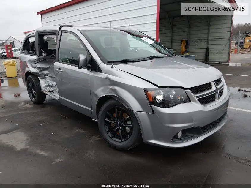 2C4RDGEG5KR695725 2019 Dodge Grand Caravan Gt