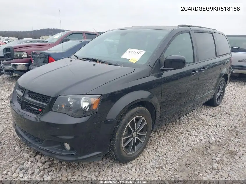 2C4RDGEG9KR518188 2019 Dodge Grand Caravan Gt