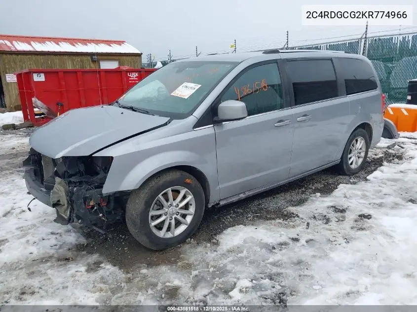 2C4RDGCG2KR774966 2019 Dodge Grand Caravan Sxt