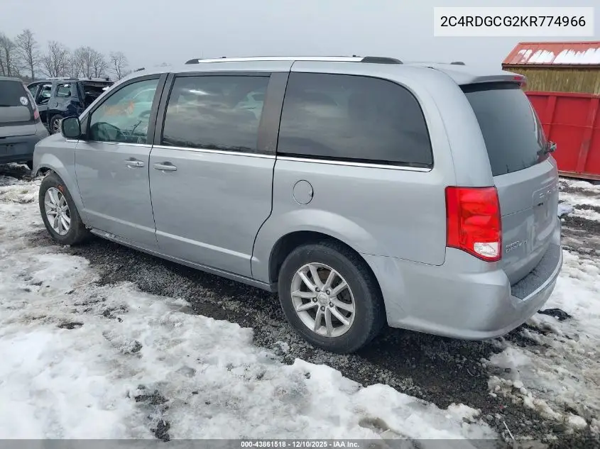 2C4RDGCG2KR774966 2019 Dodge Grand Caravan Sxt