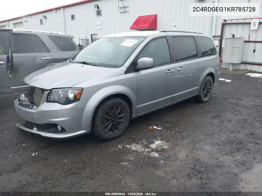 2C4RDGEG1KR785728 2019 Dodge Grand Caravan Gt