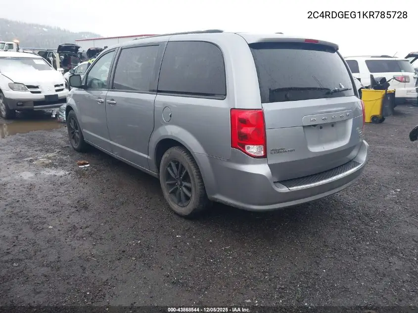 2C4RDGEG1KR785728 2019 Dodge Grand Caravan Gt