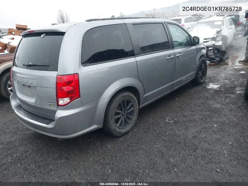 2C4RDGEG1KR785728 2019 Dodge Grand Caravan Gt