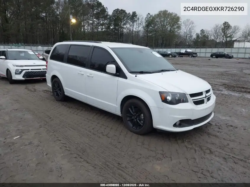 2C4RDGEGXKR726290 2019 Dodge Grand Caravan Gt