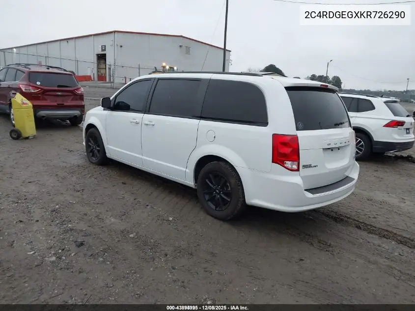 2C4RDGEGXKR726290 2019 Dodge Grand Caravan Gt