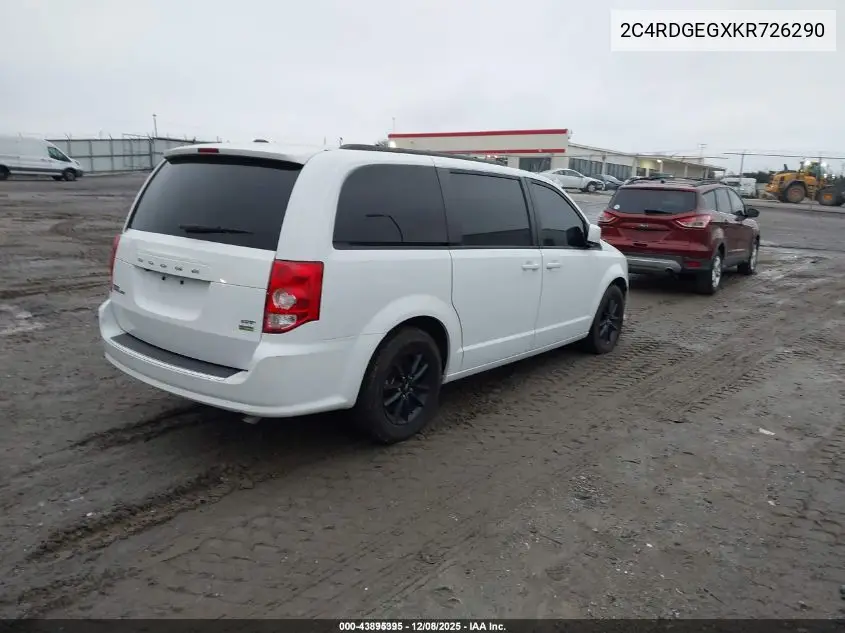 2C4RDGEGXKR726290 2019 Dodge Grand Caravan Gt