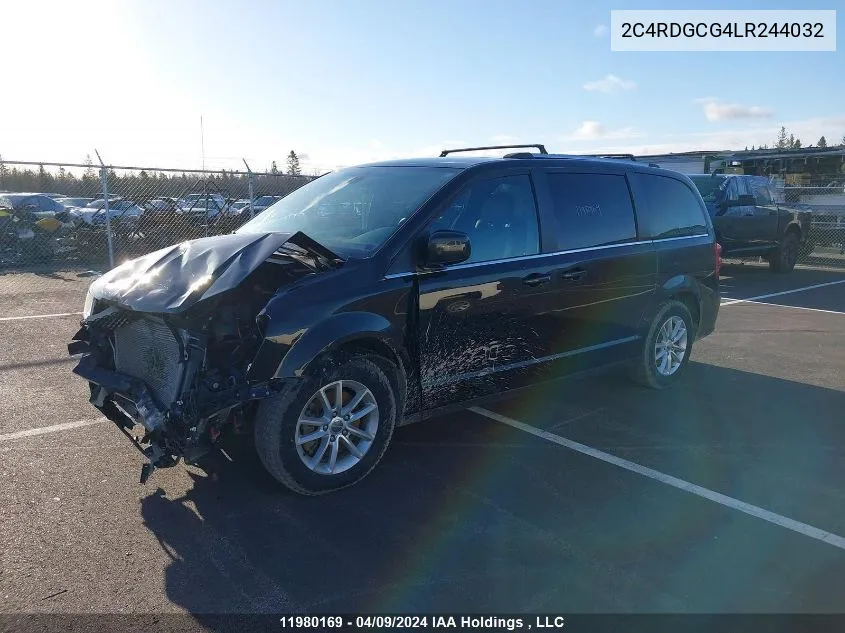 2020 Dodge Grand Caravan Premium Plus VIN: 2C4RDGCG4LR244032 Lot: 11980169