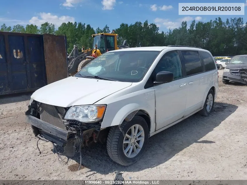 2C4RDGBG9LR200108 2020 Dodge Grand Caravan Se