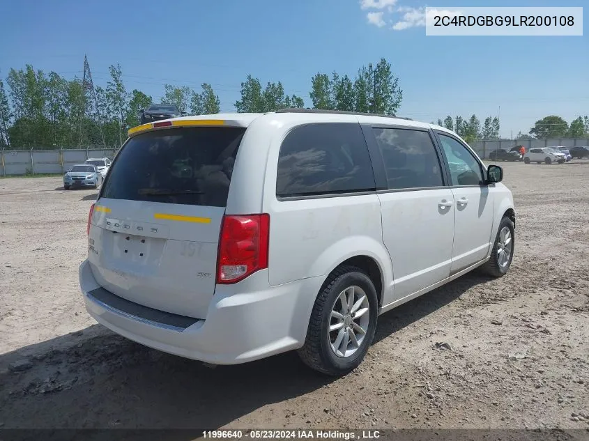 2C4RDGBG9LR200108 2020 Dodge Grand Caravan Se