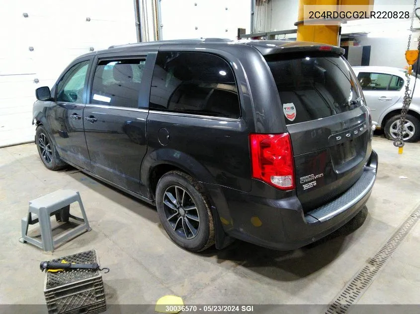 2C4RDGCG2LR220828 2020 Dodge Grand Caravan Sxt