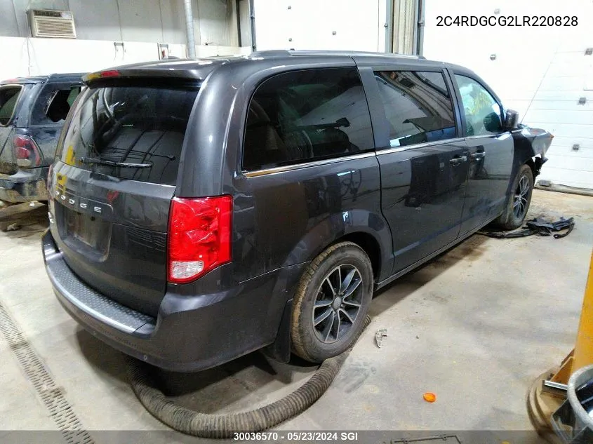 2C4RDGCG2LR220828 2020 Dodge Grand Caravan Sxt